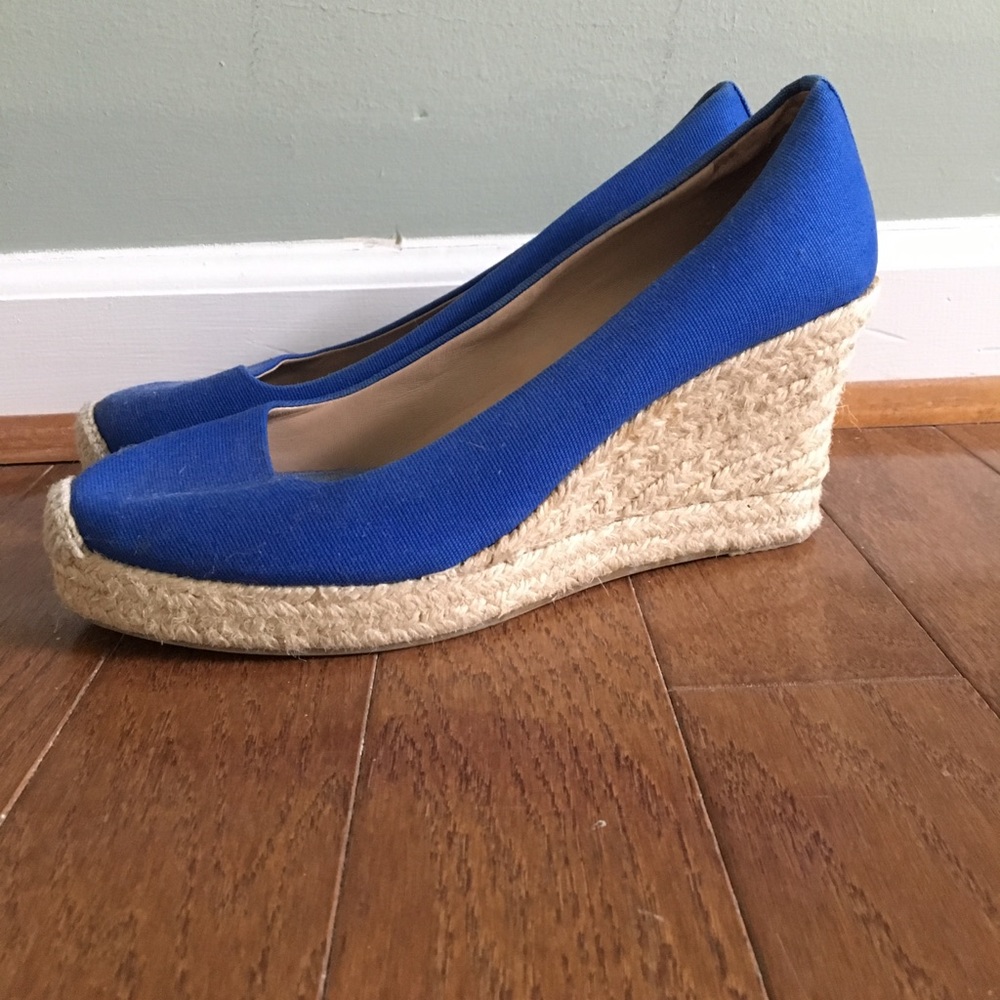 Royal blue, J.Crew espadrilles (Size 10)